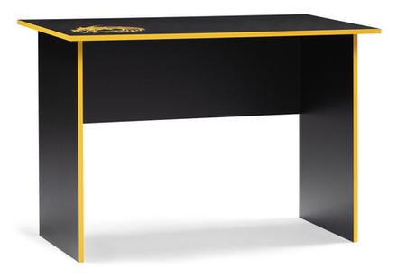 Письменный стол Эрмтрауд 110х60х75 черный / желтый