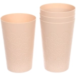 Стакан пластиковый 400мл «Лес» в наборе 4шт, микс цветов