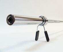 Гриф олимпийский прямой хромированный 72&quot; REBEL с замками