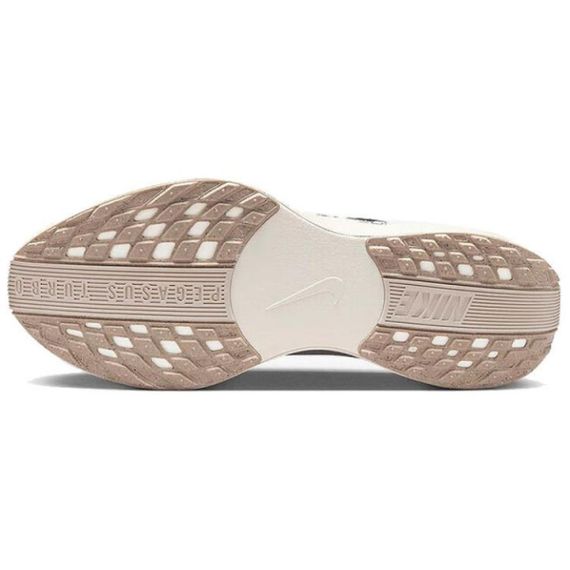 Кроссовки NIKE Pegasus Plus Белые/Темно-черные/Оранжевые белые/Светло-коричневые/Темно-коричневые Унисекс