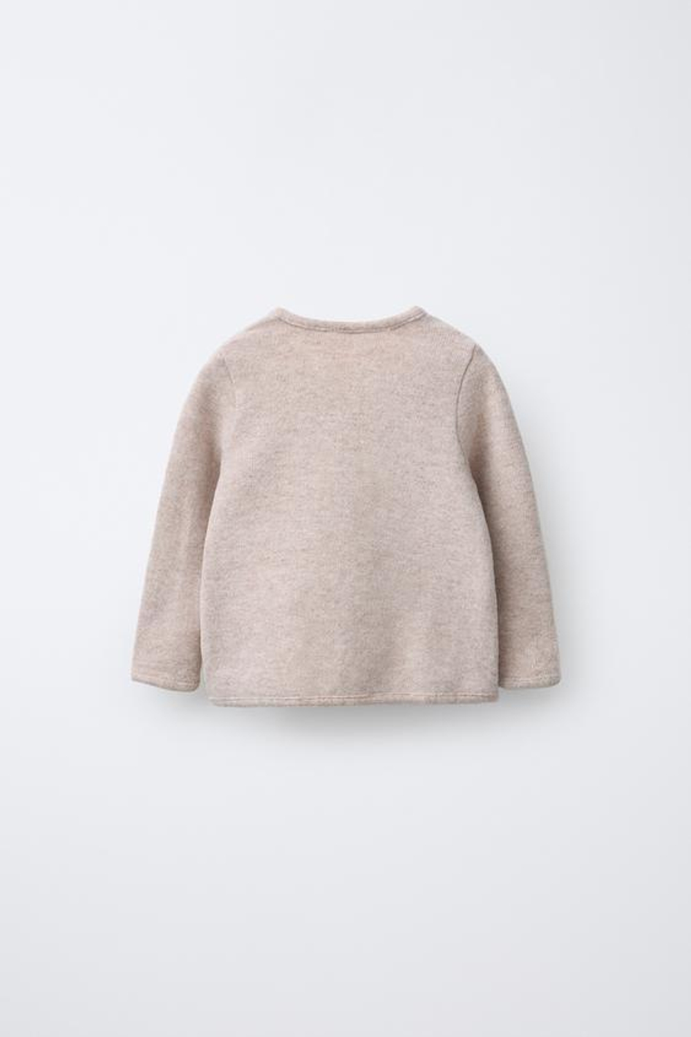 ZARA ФУТБОЛКА С ЗАПАХОМ SOFT TOUCH, ЭКРЮ