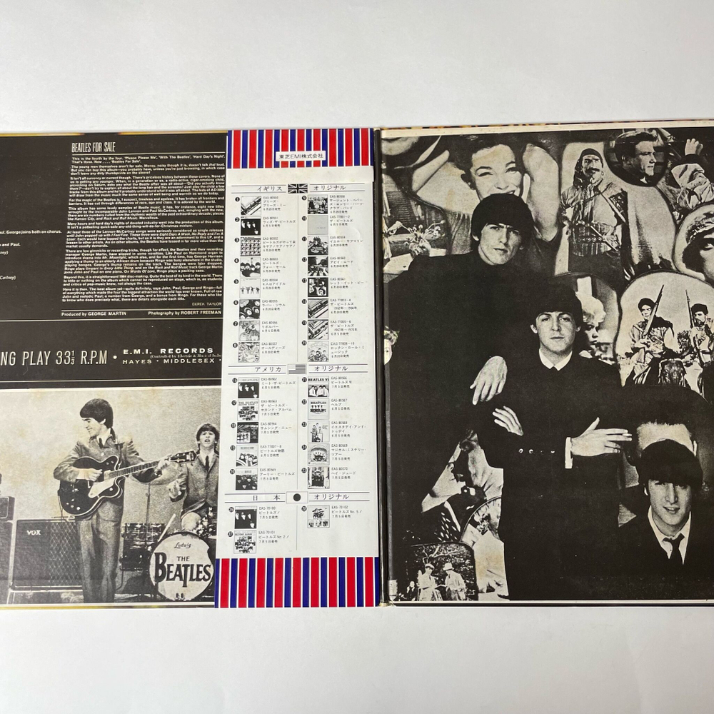 Винтажная виниловая пластинка LP The Beatles For Sa le (Japan 1976) (Obi) No Reply