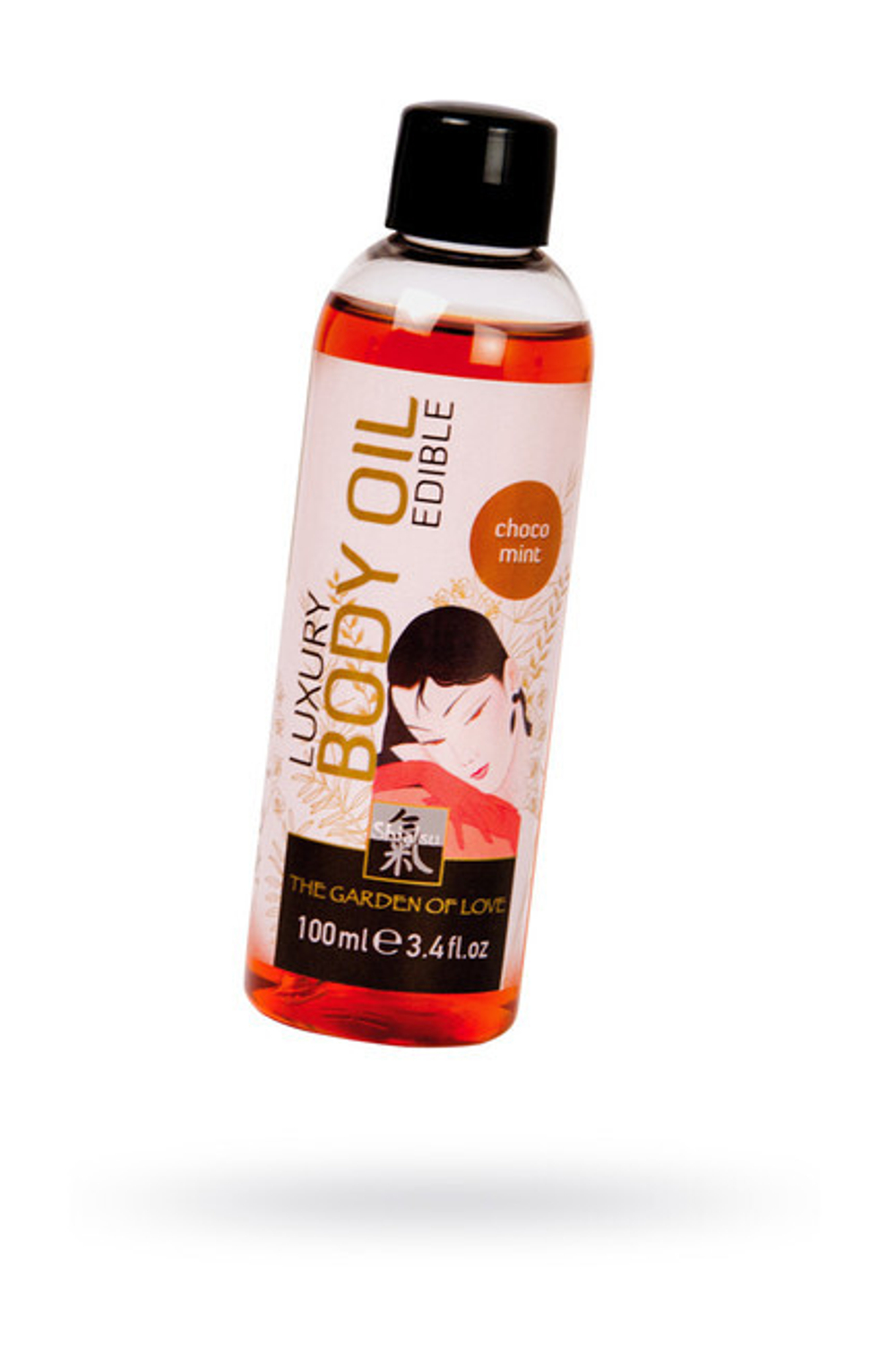 Съедобное масло для тела с Шоколадно-мятным ароматом 100 мл (Цвет: прозрачный)