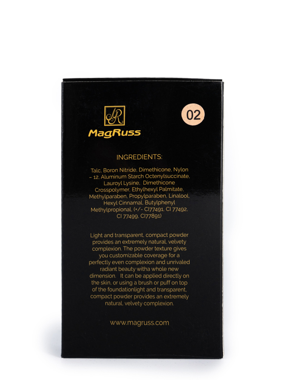 Magruss Компактная пудра для лица, тон 3, 8,5г