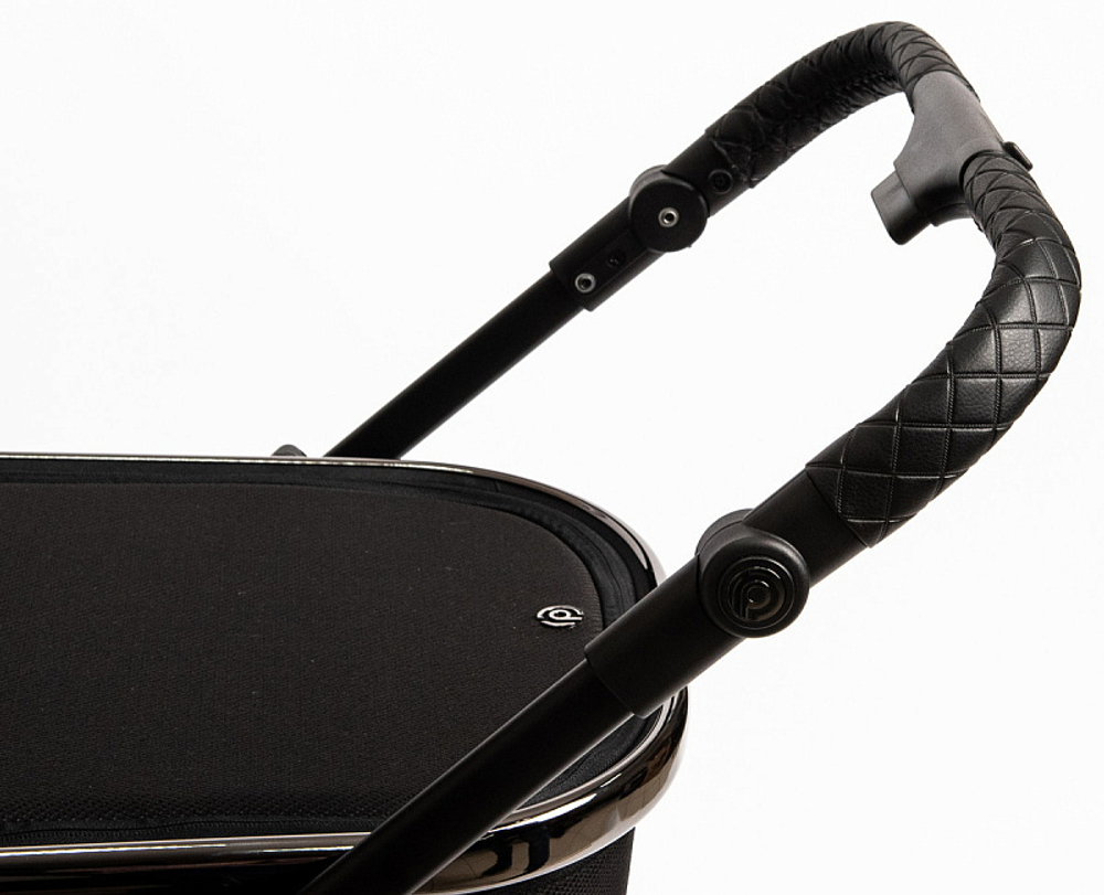 Детская коляска Peppy Tecla 3 в 1 Shadow Black Chrome Edition (Черный)