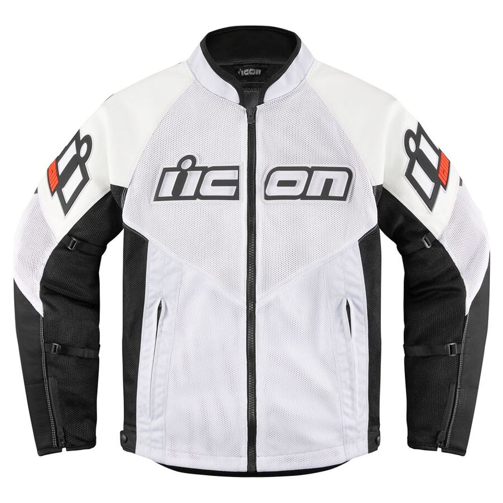 Mesh AF Leather Jacket / Белый