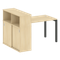 Метал Систем Куатро Стол письменный с шкафом-купе на П-образном м/к 50БП.РС-СШК-3.2 Т