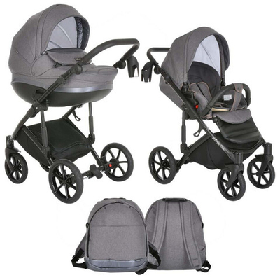 Коляска Tutis Mimi Style 2 в 1 New 2024 №059 Moonstone (Серый)