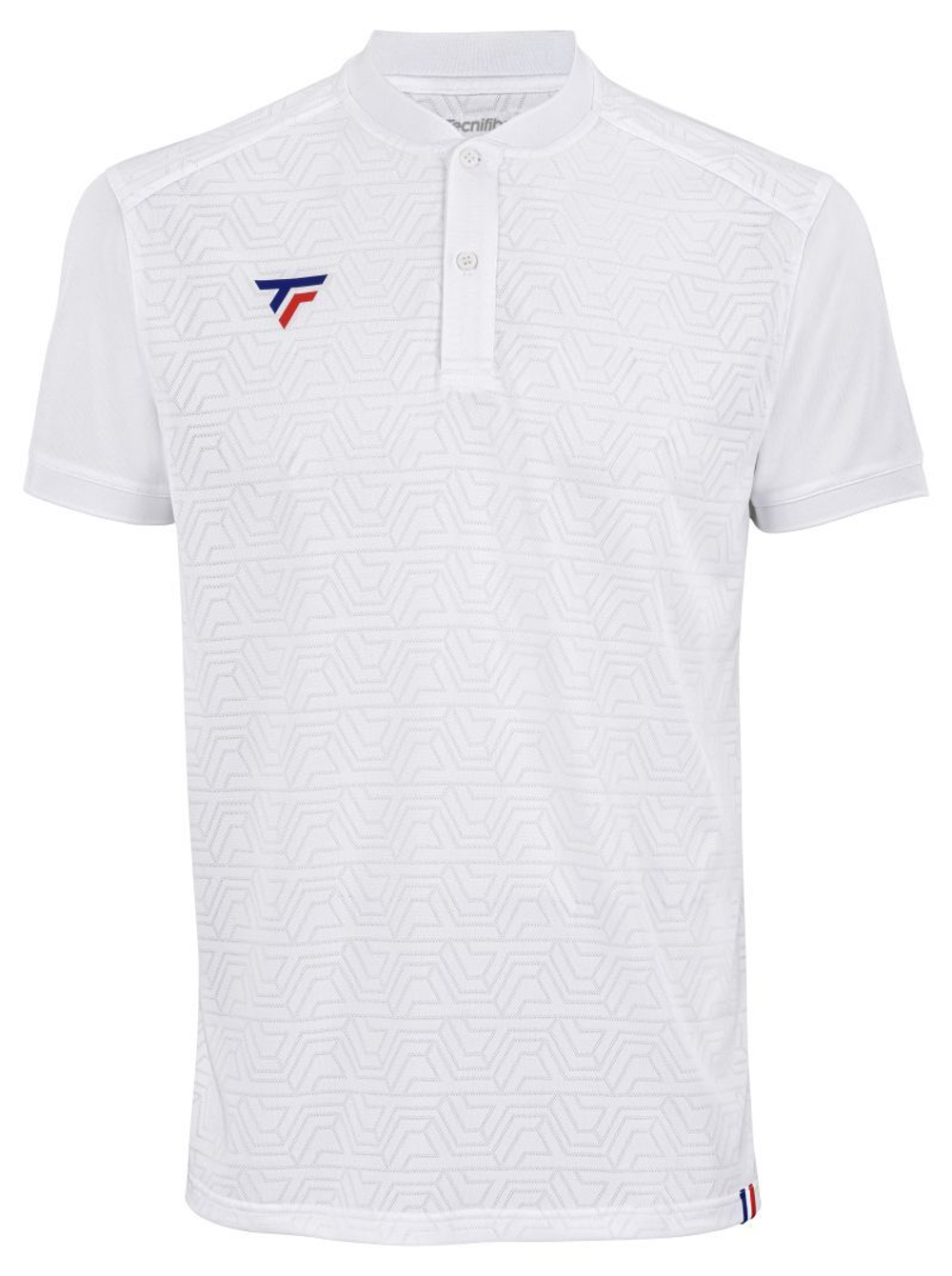 Мужское теннисное поло Tecnifibre Team Mesh Polo - белый