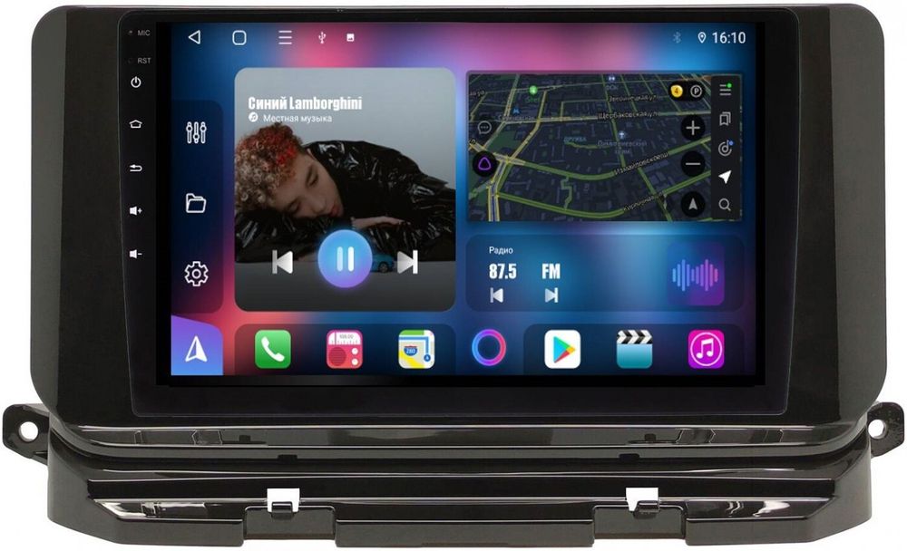 Магнитола для Skoda Octavia 2020+ - FarCar BM3052M QLED, Android 12, ТОП процессор, 4Гб+32Гб, CarPlay, 4G SIM-слот