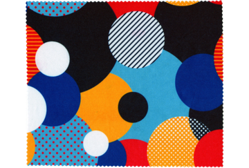 Салфетка микрофибра 15х18 (КОНФЕТИ)  в  упаковке.