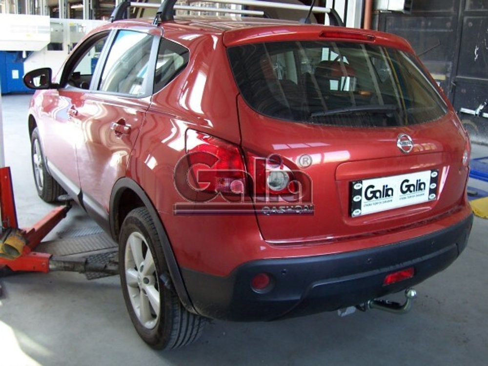 Фаркоп оцинкованный Galia N054A для Nissan Qashqai 2007-2014, Qashqai 2 2014-(паспорт и сертификат в комплекте)(без электрики)