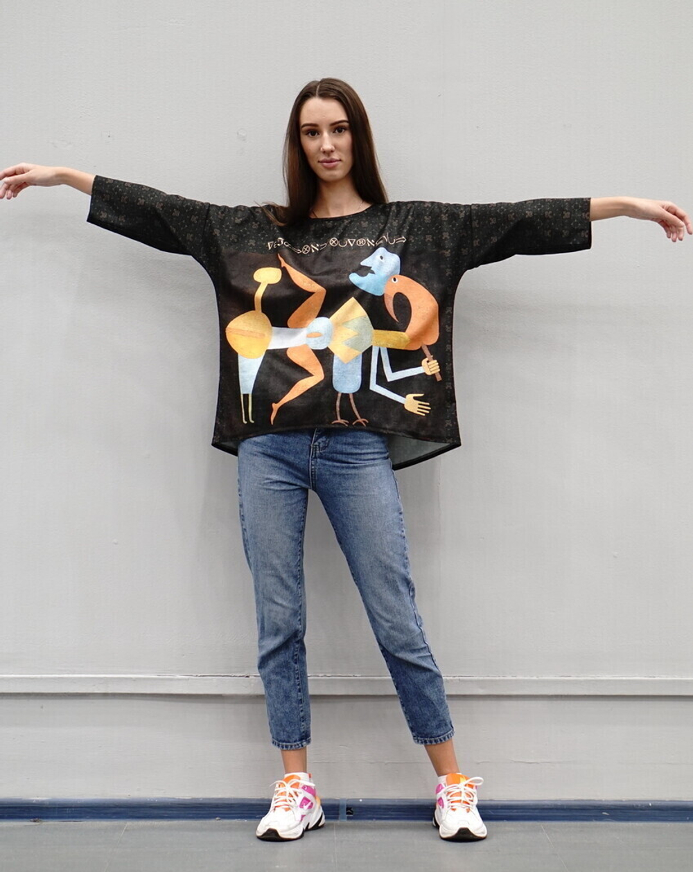 Туника "Эпатаж", по мотивам живописи художника Виктора Браунера