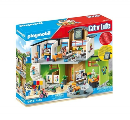 Конструктор Playmobil City Life 9453 Большая школа с мебелью