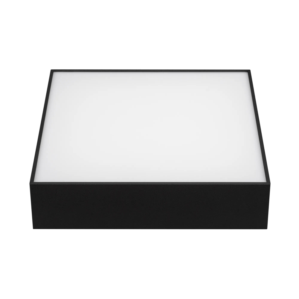 Светильник SP-QUADRO-S250x250-25W Warm3000 (BK, 120 deg, 230V) (Arlight, IP40 Металл, 3 года) 034788