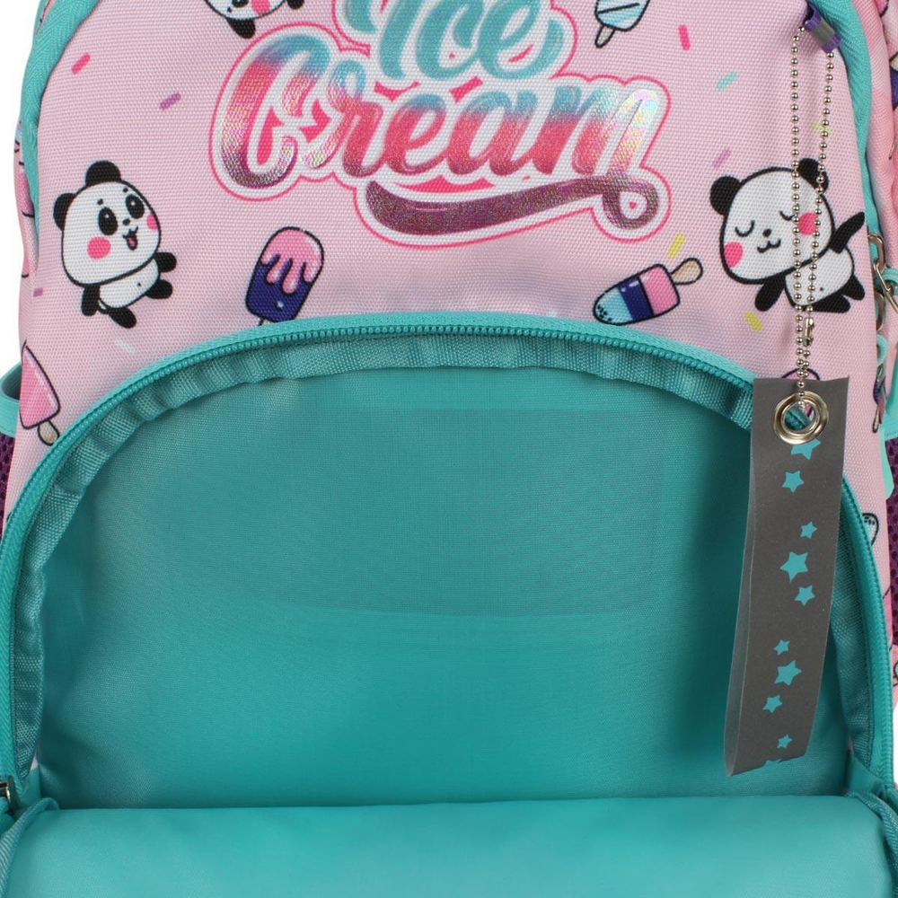 Ранец Джоли с анатом. спинкой "Панды" 36*27*21 см. 2 отд., 1 карман, боковые карманы (Luris)