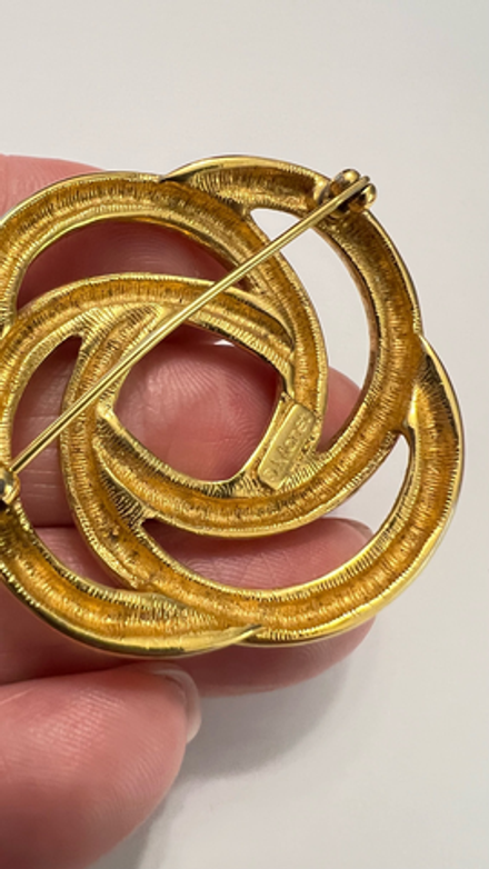 Стильная брошь веночек Monet