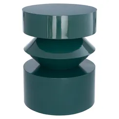 Журнальный столик Ingvild, Ø36х47 см, темно-бирюзовый