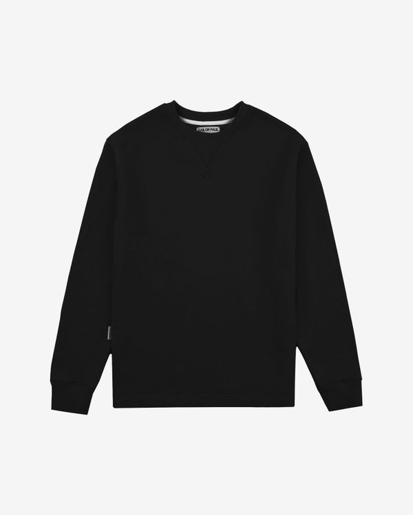 Лонгслив Crew Neck черный - фото 1