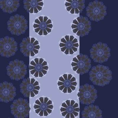 Цветы на полосатом фоне