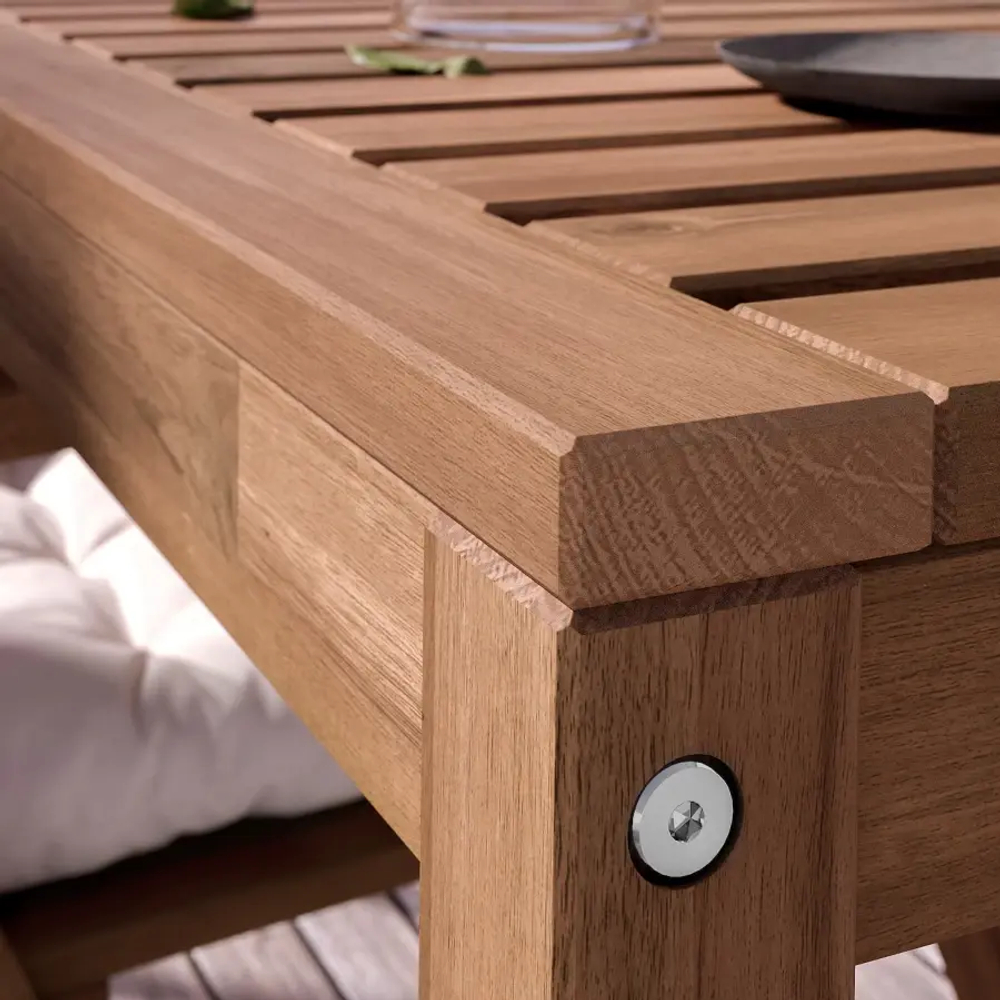 Стол обеденный - IKEA NÄMMARÖ/NAMMARO, 140х75х75 см, коричневый, ИКЕА