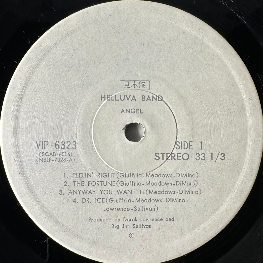 Angel – Helluva Band (Япония 1976г.) Promo