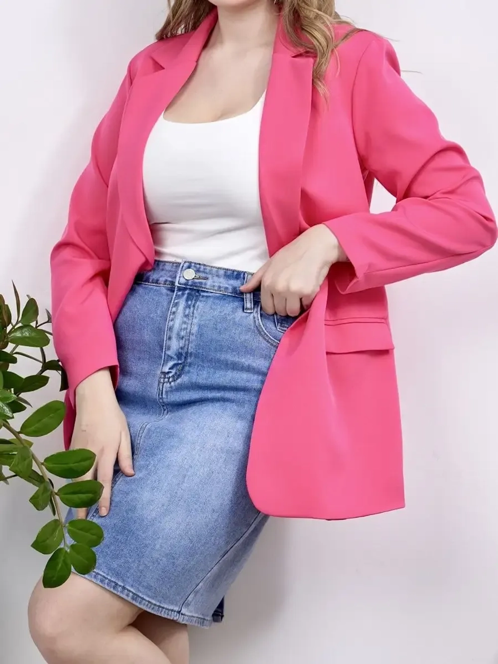 ❀ Юбка джинсовая большие размеры ❀