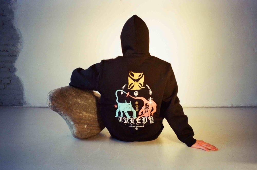 Худи Creepy Clothing Затмение черный