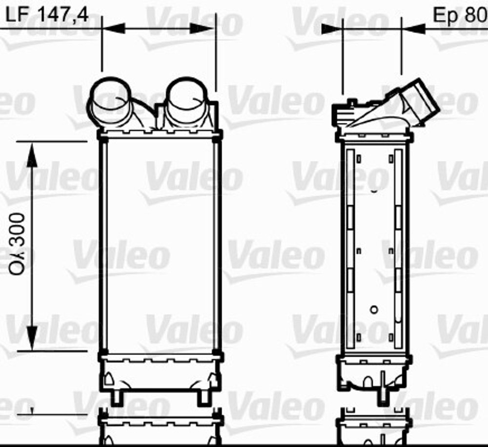 VALEO - 818837-VAL - Intercooler, charger