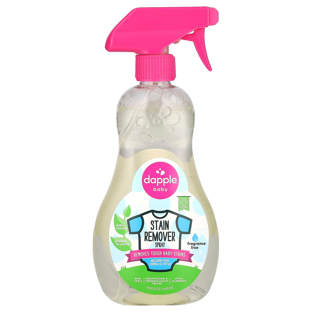 Dapple Baby, Stain Remover Spray, Fragrance Free, 16.9 fl oz (500 ml)