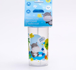 4756844 Поильник с трубочкой 500мл «Бегемотик»