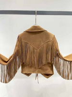 Замшевая куртка Saint Laurent