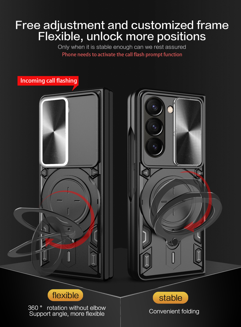 Чехол с кольцом Big Ring Case для Samsung Galaxy Z Fold 7