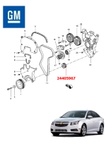 Шкив коленчатого вала Chevrolet Cruze