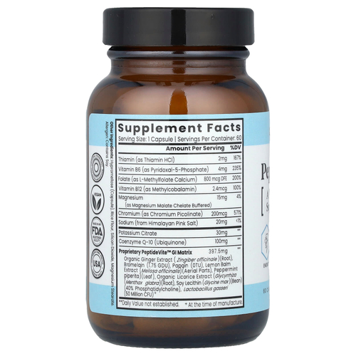 Zen Nutrients, PeptideVite ™, 60 капсул