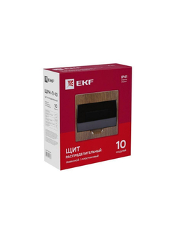 Щит ЩРН-П-10 IP41 темное дерево PROxima EKF pb40-n-10-dark