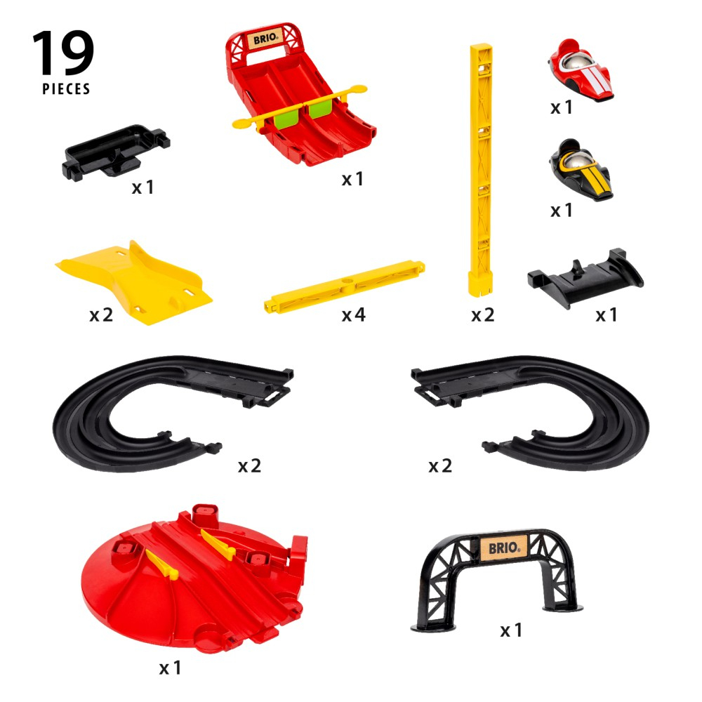 Brio - Гоночный набор Гоночная башня + 2 машинки 30550