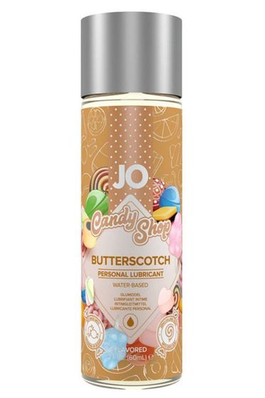 Смазка на водной основе Candy Shop Butterscotch с ароматом ирисок - 60 мл.