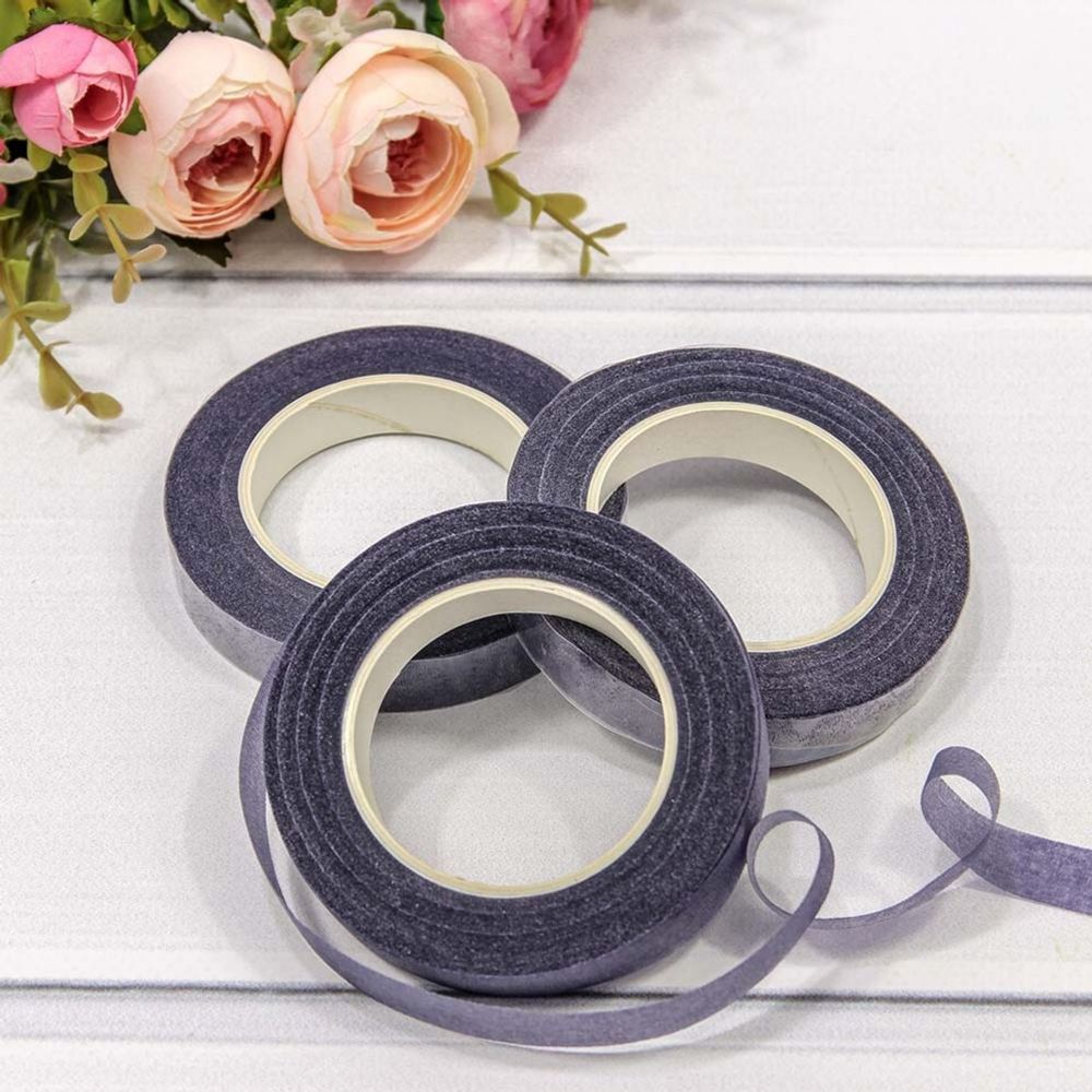 Флористическая тейп-лента (1,2 см*22,86 м) Фиолетовый, 1 шт.