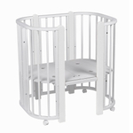 PITUSO Кровать детская + маятник 5/1 Asti Белый-Белый