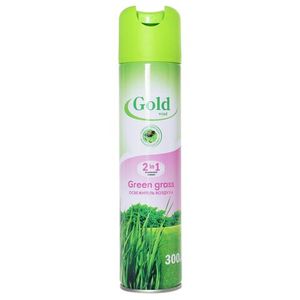 Освежитель воздуха Gold wind Green grass 300 мл/шт 12 шт/кор