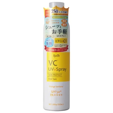 Ajuste Спрей Защита от солнца с витамином С Аджаст- VC UV Spray Sun Protect Clear Type SPF 50/PA++++, 200 г