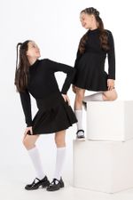 Джемпер для девочки Скул-3 Виотекс ЧЁРНЫЙ