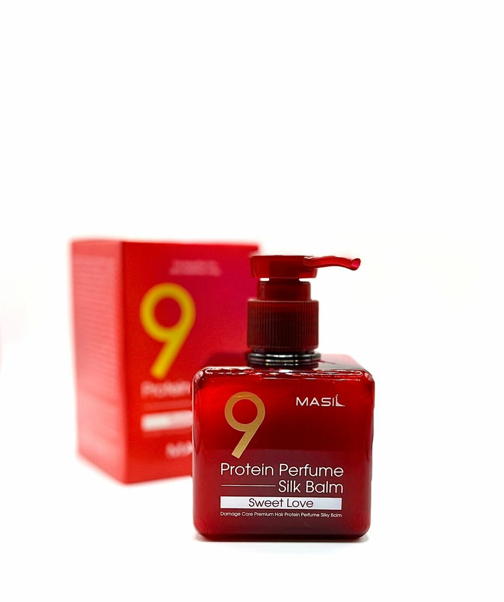 Masil 9 Protein Perfume Silk Balm Sweet Love Бальзам для волос протеиновый 180 мл.