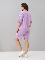 Костюм с шортами КНф-101П/лиловый