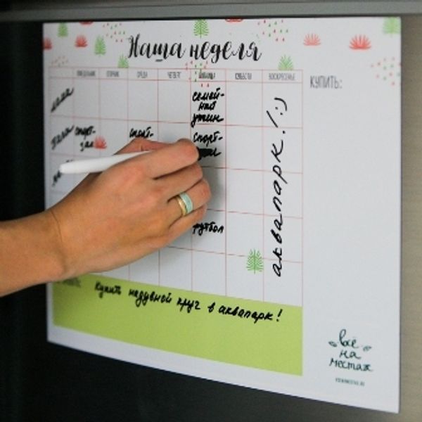 Опыт. Ежедневное планирование.