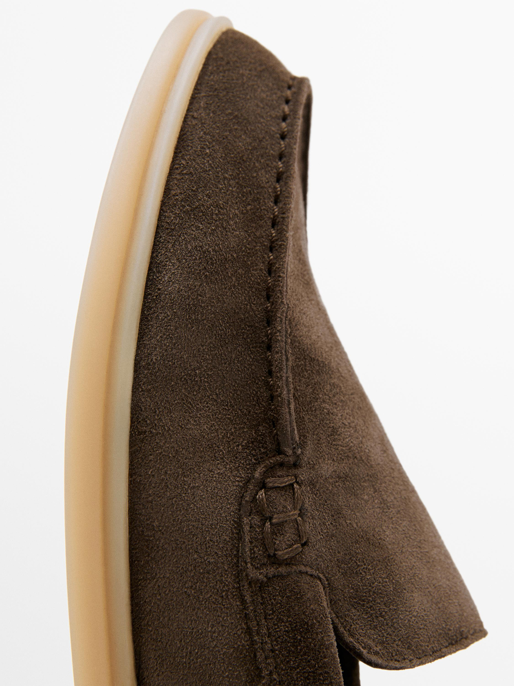 Massimo Dutti Лоферы из натуральной кожи, коричневый