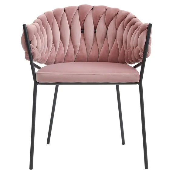 Стул Lind, розовый велюр