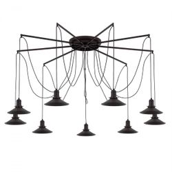 Citilux Эдисон CL451292 Люстра паук Венге