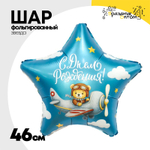 Шар Фольгированный С Пилот (Ассорти)